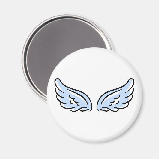 Niedlicher Kleiner Engel-Flügel Magnet (Vorderseite/Rückseite)