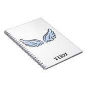 Niedlicher Kleiner Engel-Flügel Notizblock (Rechte Seite)