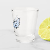 Niedlicher Kleiner Engel-Flügel Schnapsglas (Rechts)
