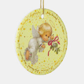 Niedlicher Kleiner Engel Keramik Ornament (Rechts)