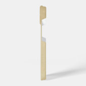 Niedlicher kleiner Entenvogel in roten Gummistiefe iPhone Hülle (Linke Seite)