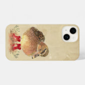 Niedlicher kleiner Entenvogel in roten Gummistiefe iPhone Hülle (Rückseite (Horizontal))