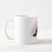 Niedlicher kleiner fetter Robin Kaffeetasse (Links)