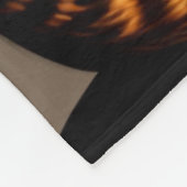 Niedlicher kleiner Fluffy Kitty, Katze Fleecedecke (Ecke)