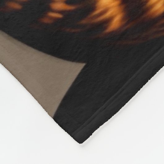 Niedlicher kleiner Fluffy Kitty, Katze Fleecedecke (Ecke)