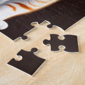 Niedlicher kleiner Fluffy Kitty, Katze Puzzle (Seite)