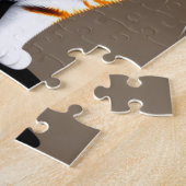 Niedlicher kleiner Fluffy Kitty, Katze Puzzle (Seite)