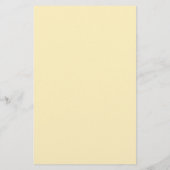 Niedlicher kleiner Fox auf Gelb Briefpapier (Rückseite)