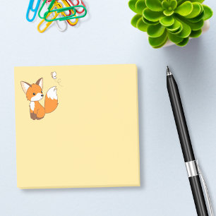 Niedlicher kleiner Fox Post-it Klebezettel