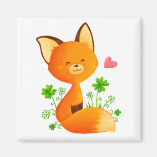 Niedlicher kleiner Fuchs Magnet