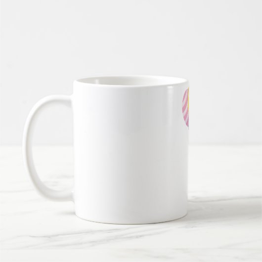 Niedlicher kleiner Fuchs mit Balloons Kaffeetasse (Links)
