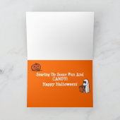 Niedlicher kleiner Geistertrick oder Kids-Hallowee Karte (Innenseite)