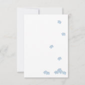 Niedlicher kleiner Hamster, maßgeschneidert Dankeskarte (Rückseite)