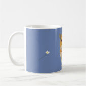 Niedlicher kleiner Hamster mit Blume Kaffeetasse (Links)