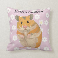 Niedlicher kleiner Hamster mit Blume