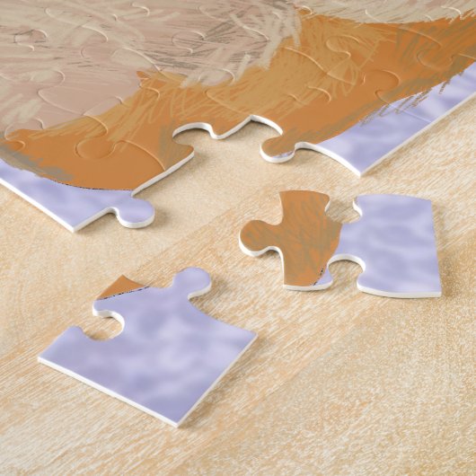 Niedlicher kleiner Hamster mit einer Blume Puzzle (Seite)