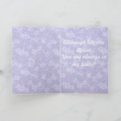 Niedlicher kleiner Hamster mit einer Blume "Vermis Karte (Innenseite)