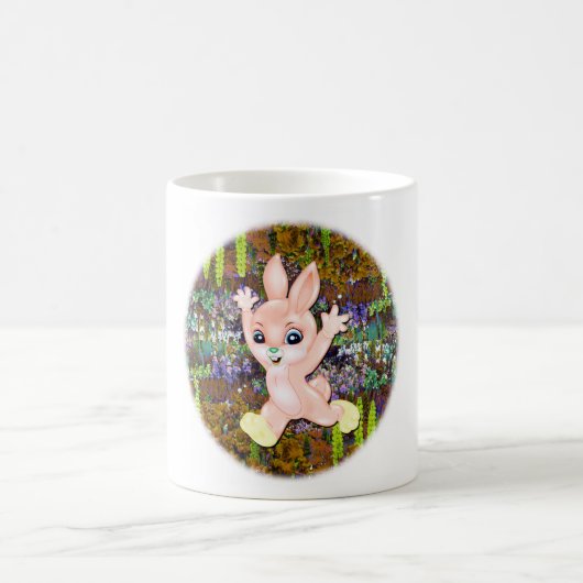 Niedlicher kleiner Hase Kaffeetasse (Mittel)