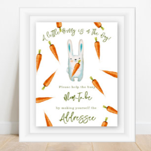 Niedlicher kleiner Hase - Mama zu erreichen Poster