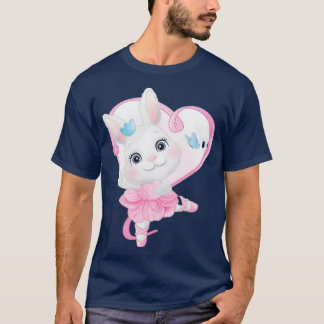 Niedlicher kleiner Hase mit Aquarellfarben Funny Z T-Shirt