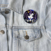 Niedlicher kleiner himmlischer Jenny-Knopf Button (Beispiel)
