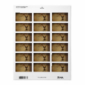 Niedlicher kleiner Hund Adressaufkleber (Vorne)