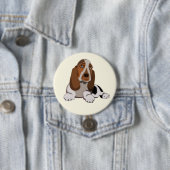 Niedlicher kleiner Hund Button (Beispiel)