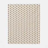 Niedlicher kleiner Hund Fleecedecke (Vorderseite)
