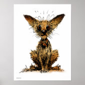 Niedlicher kleiner Hund Poster (Vorne)