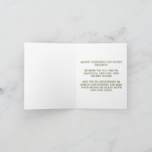 Niedlicher kleiner Igel Feiertagskarte (Innenseite)