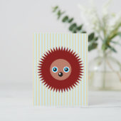 Niedlicher kleiner Igel Postkarte (Stehend Vorderseite)