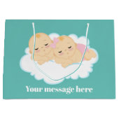 Niedlicher kleiner Junge Große Geschenktüte (Vorderseite)