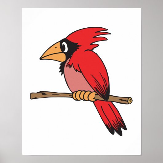 niedlicher kleiner Kardinal Poster (Vorne)