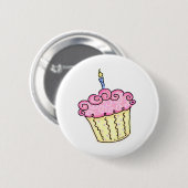 Niedlicher kleiner Kuchen Button (Vorne & Hinten)