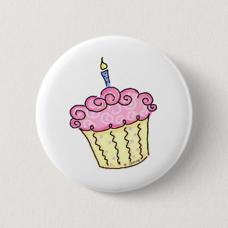 Niedlicher kleiner Kuchen Button