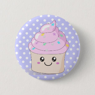 Niedlicher kleiner Kuchen Button
