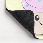 Niedlicher kleiner Kuchen Mousepad (Ecke)