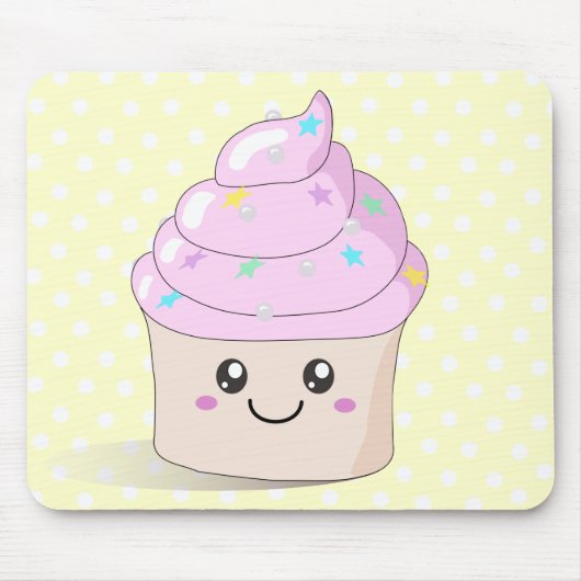Niedlicher kleiner Kuchen Mousepad (Vorne)