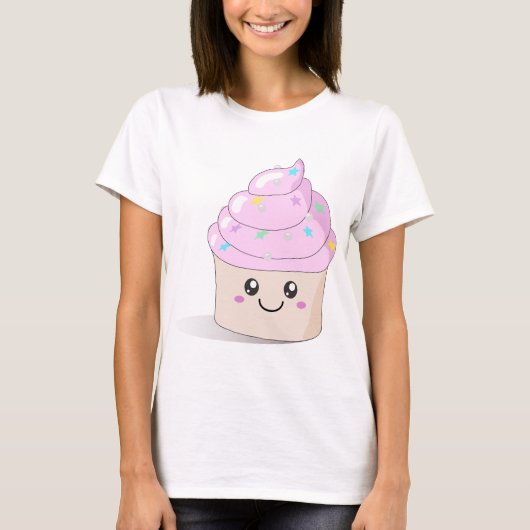 Niedlicher kleiner Kuchen T-Shirt (Vorderseite)