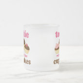 Niedlicher kleiner Kuchen Techie Mattglastasse (Mittel)