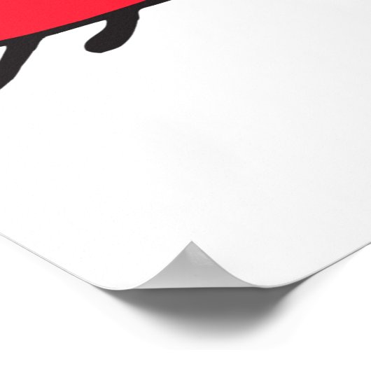 niedlicher kleiner Ladybug Poster (Ecke)