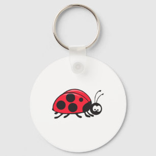 niedlicher kleiner Ladybug Schlüsselanhänger
