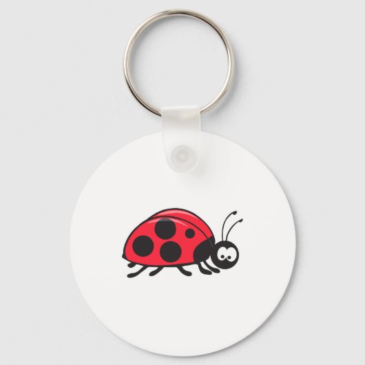 niedlicher kleiner Ladybug Schlüsselanhänger (Vorderseite)