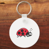 niedlicher kleiner Ladybug Schlüsselanhänger (Vorderseite)