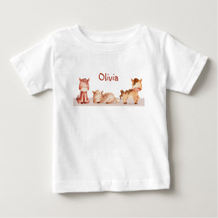 Niedlicher kleiner landwirtschaftlicher Individuel Baby T-shirt