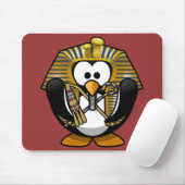 Niedlicher kleiner lebhafter Pharao Penguin Mousepad (Mit Mouse)