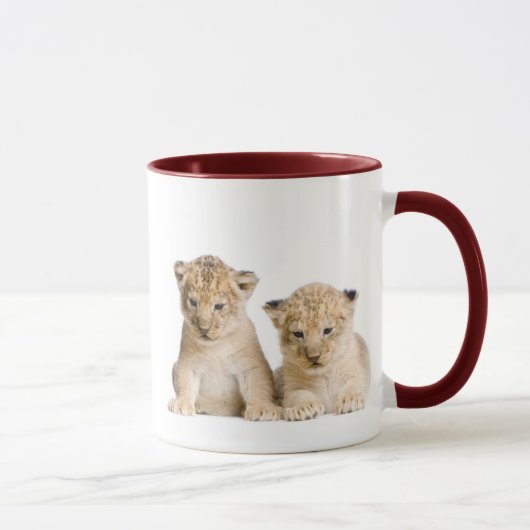 Niedlicher kleiner Löwe CUB Tasse (Rechts)