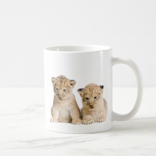 Niedlicher kleiner Löwe CUB Tasse (Rechts)