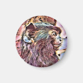 NIEDLICHER KLEINER MONKEY MAGNET (Vorne)