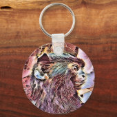 NIEDLICHER KLEINER MONKEY SCHLÜSSELANHÄNGER (Rückseite)